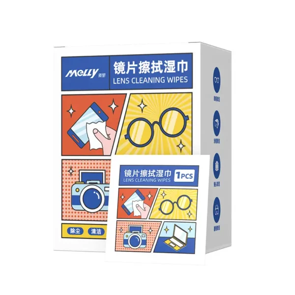 Lens Wipes Glasses mobile phone screen lens cleaning(100 pcs) - Image 1
