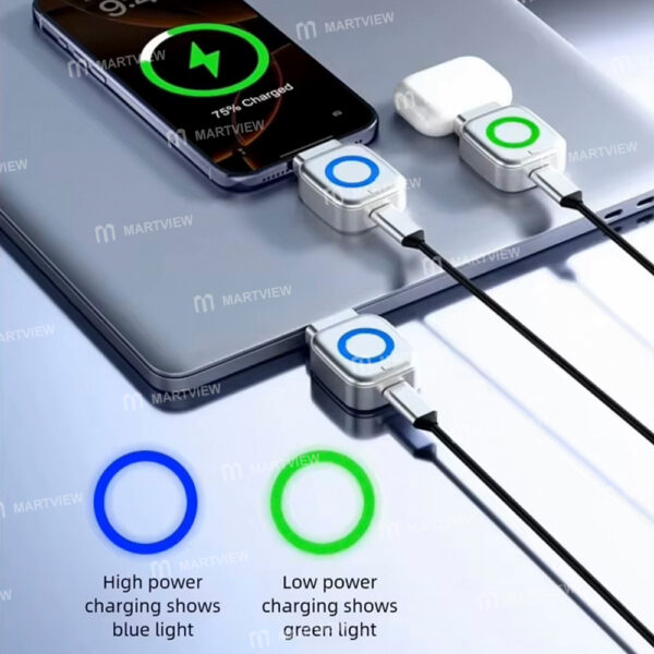 Type-C Auto Power Cutoff Charge Separator Protector Supports Up to 140W Charging - Image 5