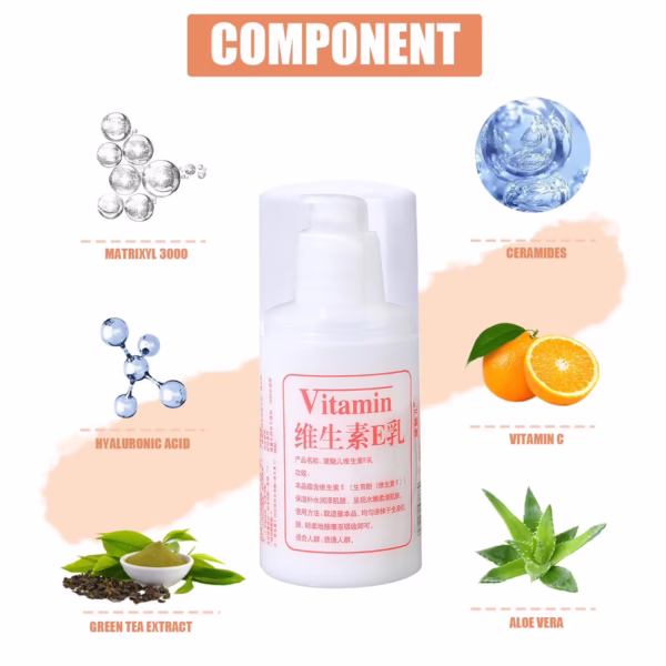 cream 1 Vitamin E Body Moisturizer Milk Lotion. - Image 1