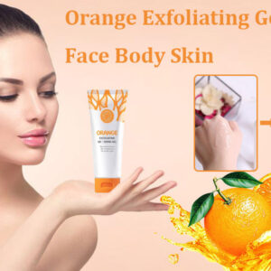 Orange Exfoliating Gel For Face And Body Skin – Natural Peeling Scrub