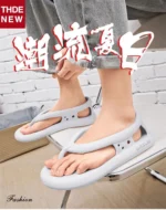 Unisex Comfort Walking Flip Flops Bazuo Slides Sandals - Image 3