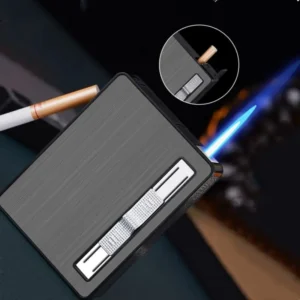 Box Lighter Holder Case Portable Smoking Gadgets-Cigarette Lighter