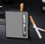 Box Lighter Holder Case Portable Smoking Gadgets-Cigarette Lighter - Image 3