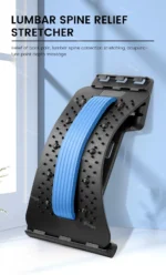 Magnetotherapy Multi-Level Adjustable Back Massager Stretcher Waist Neck Fitness Lumbar Cervical Spine Support Pain Relief