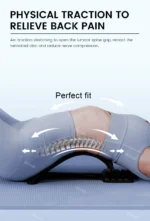 Magnetotherapy Multi-Level Adjustable Back Massager Stretcher Waist Neck Fitness Lumbar Cervical Spine Support Pain Relief - Image 4