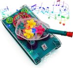 Tipmant Electric Tank Toy Electronic Vehicle Car Auto Driving, Transparent Gears, Music, Luminous Lights, Baby Toddler Kids Birthday Gifts - Image 3