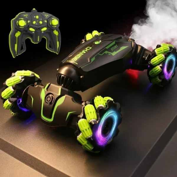 CQCYD Clearance Toys under $5 4G Remote Control Car, Remote Control Stunt Car, With Light Spray Remote Control Transforming Car, Rechargeable Remote Control Toy Car, Gifts For Boys And Girl - Image 3