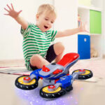 Motorbike Toy 360° transformer with Music & LED Light - Image 4