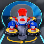 Motorbike Toy 360° transformer with Music & LED Light - Image 5