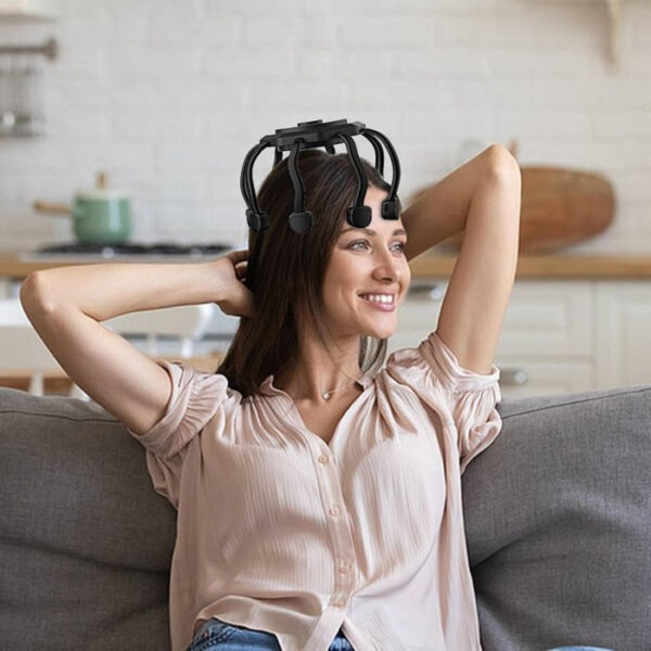 Electric Head Octopus Scalp Massager Therapy Device (Rechargeable) - Image 2