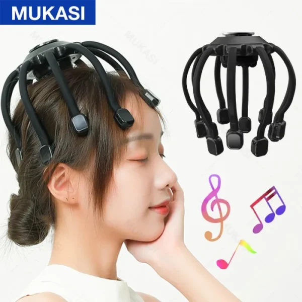 Electric Head Octopus Scalp Massager Therapy Device (Rechargeable) - Image 4