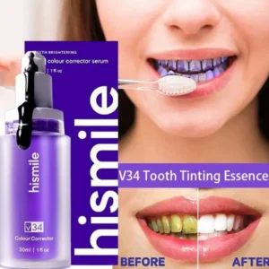 2 Pcs 𝐇𝐢𝐬𝐦𝐢𝐥𝐞 𝐯𝟑𝟒 𝐂𝐨𝐥𝐨𝐫 𝐂𝐨𝐫𝐫𝐞𝐜𝐭𝐨𝐫 𝐏𝐮𝐫𝐩𝐥𝐞 𝐓𝐞𝐞𝐭𝐡 𝐖𝐡𝐢𝐭𝐞𝐧𝐢𝐧𝐠 𝐓𝐨𝐨𝐭𝐡𝐩𝐚𝐬𝐭𝐞
