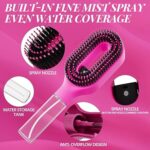 2-in-1 Detangler Brush for Frizz Control Hair Brush with Water Spray - Image 3
