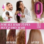 2-in-1 Detangler Brush for Frizz Control Hair Brush with Water Spray - Image 2