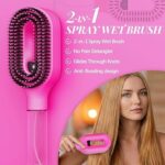 2-in-1 Detangler Brush for Frizz Control Hair Brush with Water Spray - Image 4