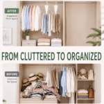 5 PC Multifunctional 360° Rotate Save Space V-Shaped Clothes Rack 10-Hook Design - Image 4