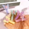 8 Pcs Butterfly Telephone Wire Hair Bands for Kids Girls Colorful Butterfly Spiral Hair Ties Phone Cord for Kids Butterfly Braided Ponytail Hair Bands Faquan-8 (8 PCS Butterfly) - Image 5