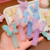 8 Pcs Butterfly Telephone Wire Hair Bands for Kids Girls Colorful Butterfly Spiral Hair Ties Phone Cord for Kids Butterfly Braided Ponytail Hair Bands Faquan-8 (8 PCS Butterfly) - Image 6