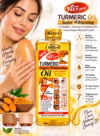 Turmeric Super Oil 200ml | Anti-Dark Spots & Anti-Aging Body Repair Essential Oil with Wheat Germ & Sweet Almond Oil